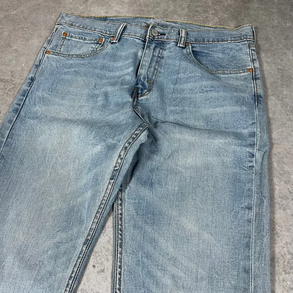 Levis 527 Bootcut Light Wash Jeans Men's Denim Blue Size 34x34